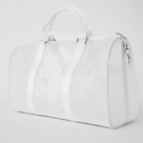 ALO YOGA Sheer Duffle Bag White - Picture 2 of 8